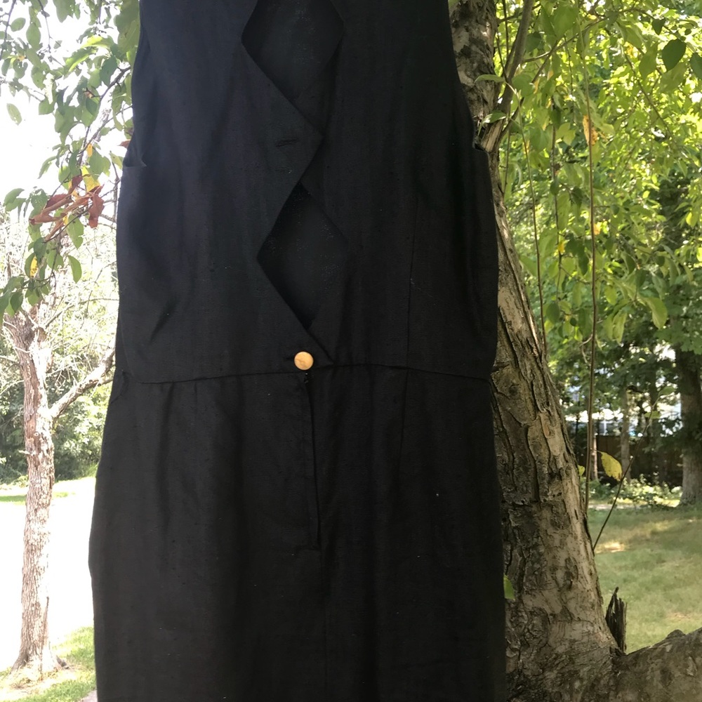 A little black dress with a twist